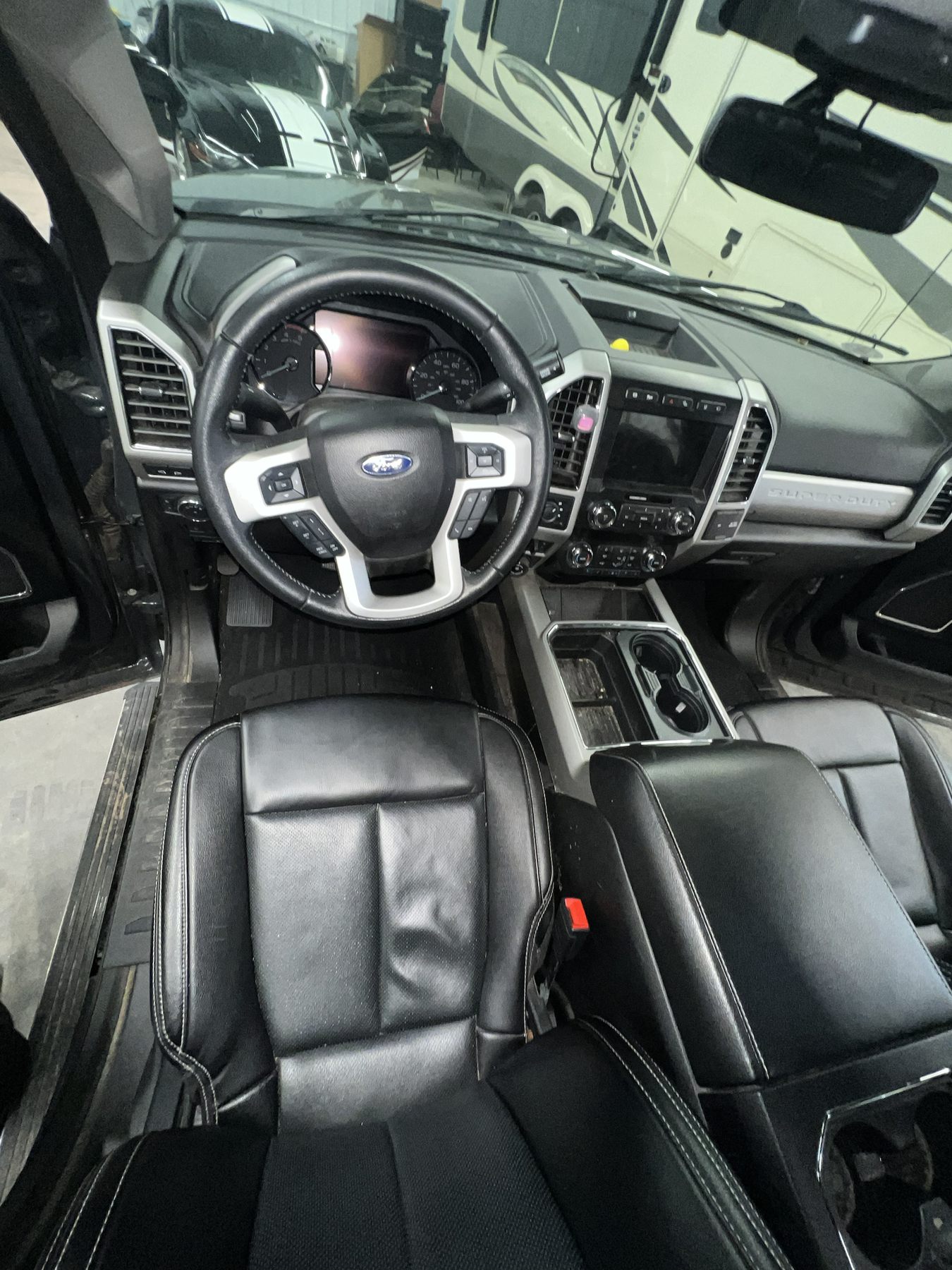 Clean interior cabin after detail